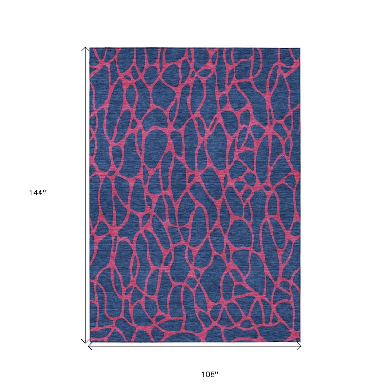 HomeRoots Geometric Transitional Rectangle Outdoor Rug