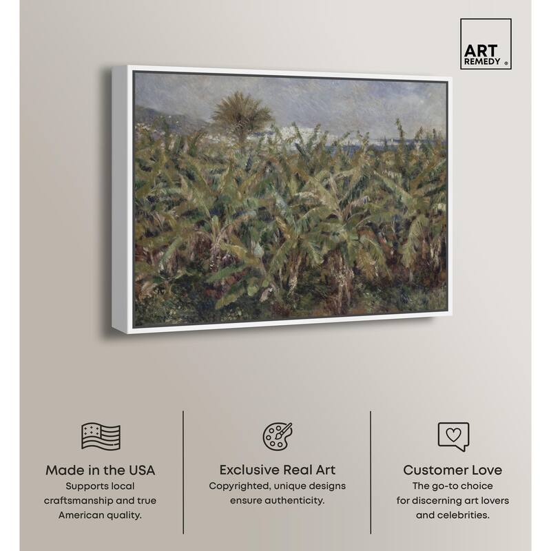 Field of Banana Trees Canvas by Art Remedy