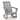 Costway Patio Adirondack Rocking Chair All Weather HDPE Porch Rocker - See Details