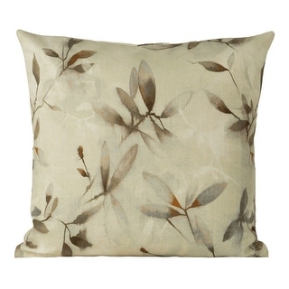 Siscovers Persephone Foliage Print Throw Pillow - On Sale - Bed Bath ...