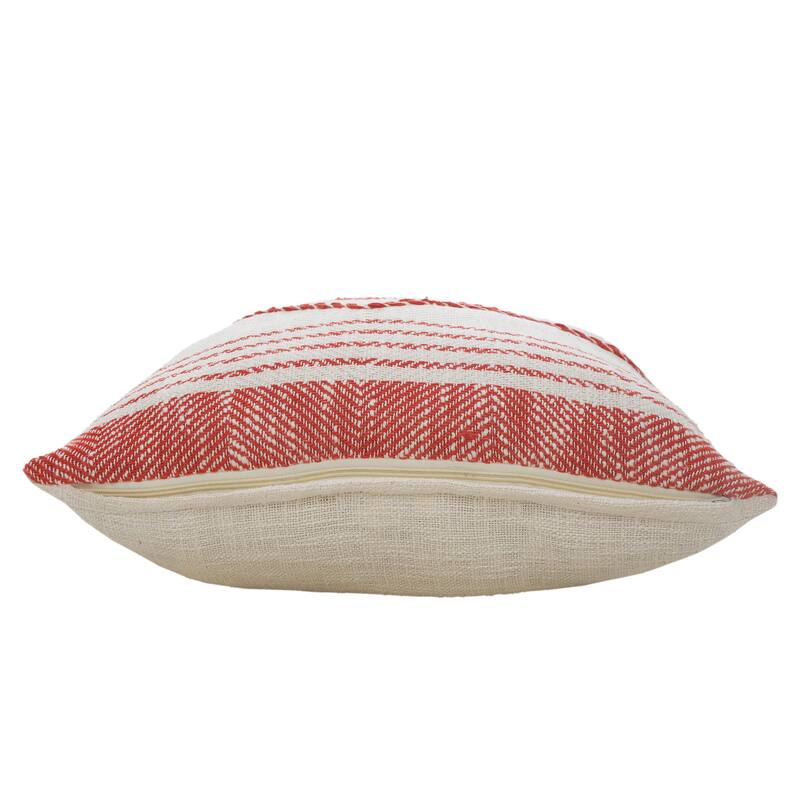 Sevita Coastal Edge Geometric Diamond Throw Pillow