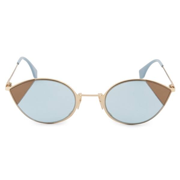Shop Fendi Cut Eye Ff 0342 S Qwu 1p 51 Cat Eye Sunglasses 51mm X