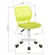 preview thumbnail 37 of 120, Homy Casa Armless Office Task Chair