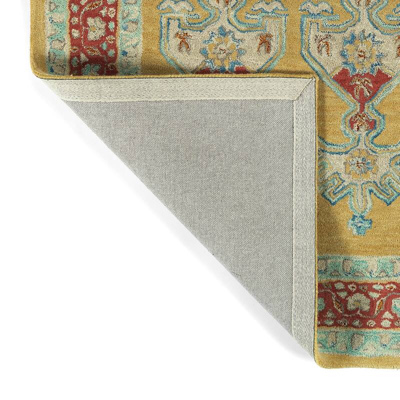 Charlotte Collection Black Hand Tufted Indoor Area Rug