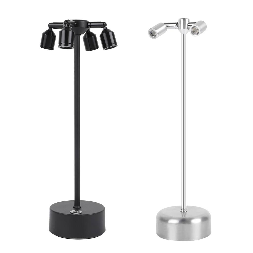 Modern LED Table Lamp Tall Pole Desk Lamp Adjustable Rechargeable