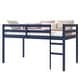preview thumbnail 32 of 36, Solid Rubber Wooden Twin Loft Bed with Ladder