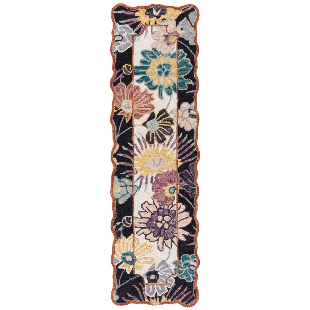 SAFAVIEH Handmade Jardin Fadya Floral Wool Rug