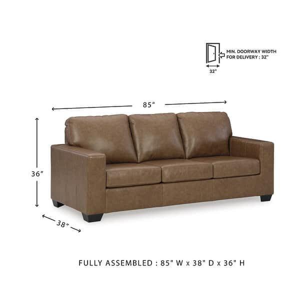Signature Design by Ashley Bolsena Caramel Queen Sofa Sleeper - 85"W x 38"D x 36"H