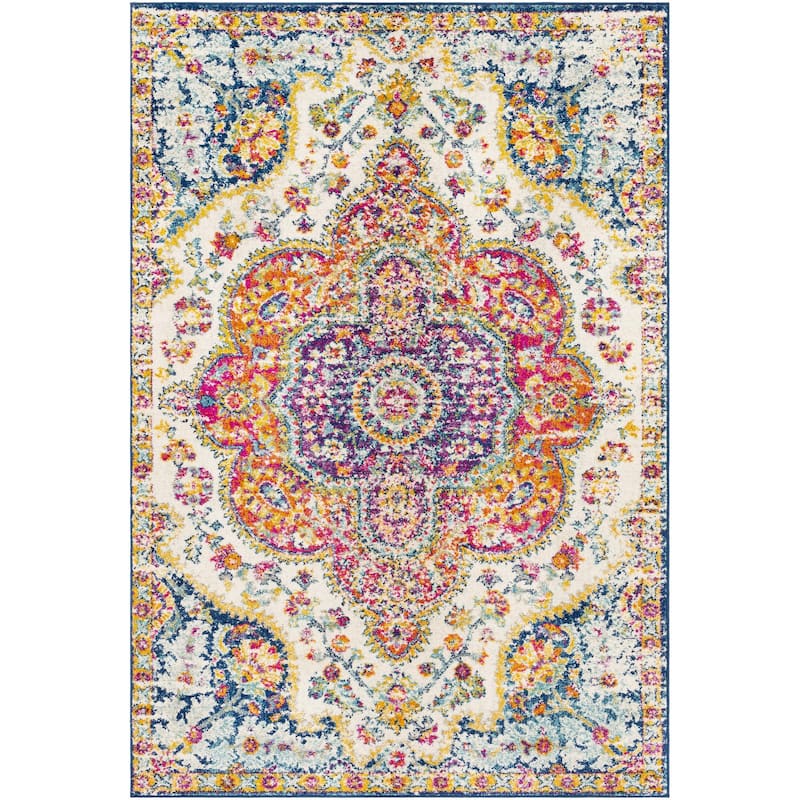 Livabliss Elaziz Updated Traditional Medallion Area Rug