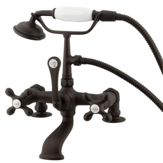 Kingston Brass Vintage Deck Mounted Clawfoot Tub Filler with Personal