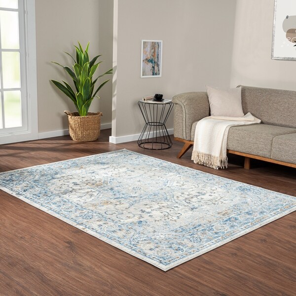 Medallion Woven Area Rug,5' x 8' - 5' x 8' - Bed Bath & Beyond