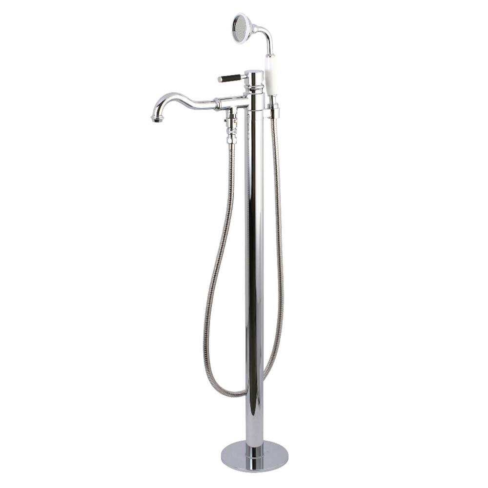 Kingston Brass Kaiser Floor Mounted Tub Filler � Includes Hand Shower