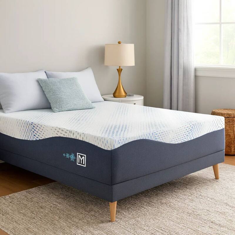 Miy King Size Mattress, Cool Gel Memory Foam, 14 Inch, Adjustable
