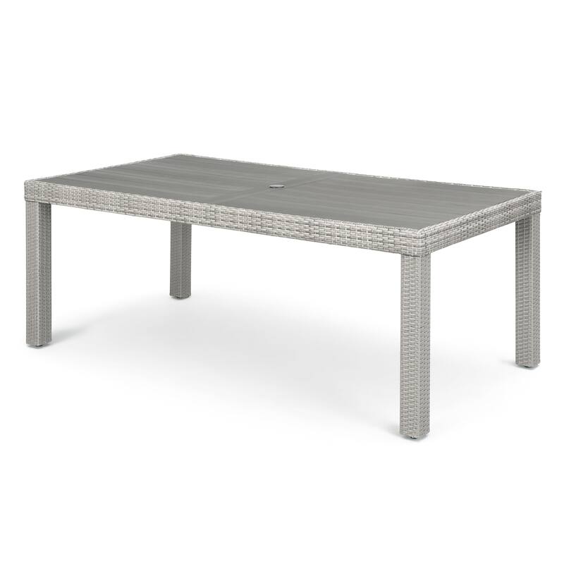 Cannes 9 Piece Aluminum Outdoor Patio Dining Set