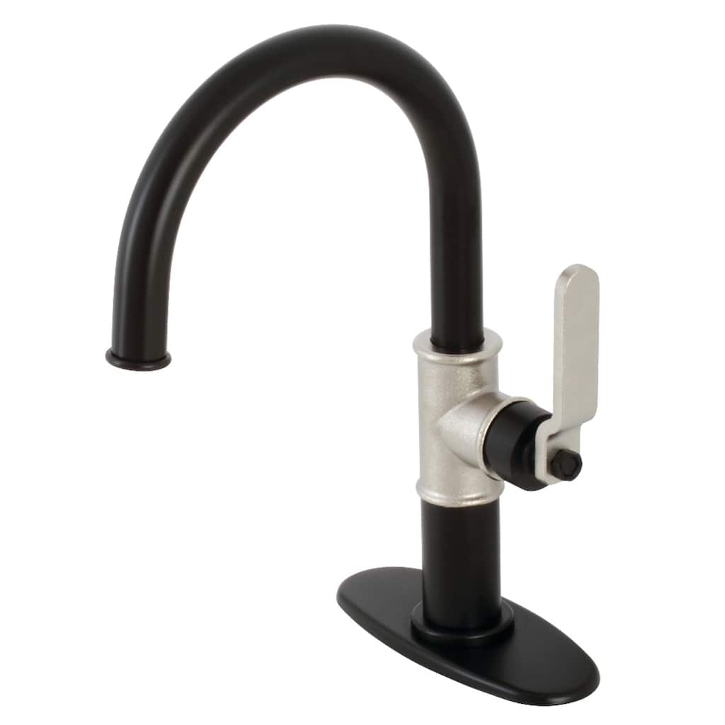 Kingston Brass Whitaker Single-Handle Bathroom Faucet with Push Pop-Up