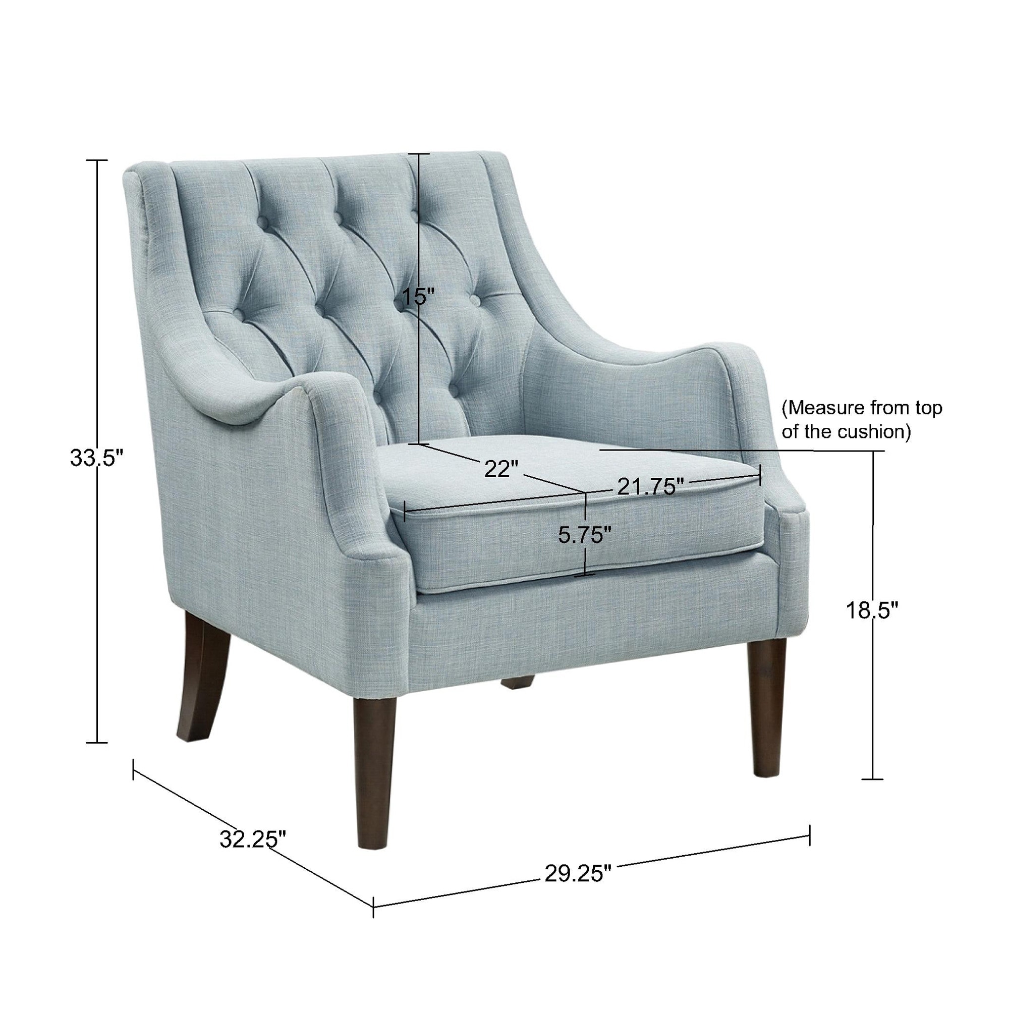 Madison park elle button tufted armchair on sale