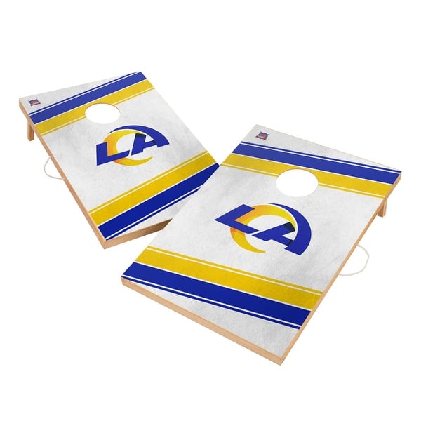slide 2 of 5, Los Angeles Rams NFL 2x4 Tailgate Cornhole Boards Include Carrying Case