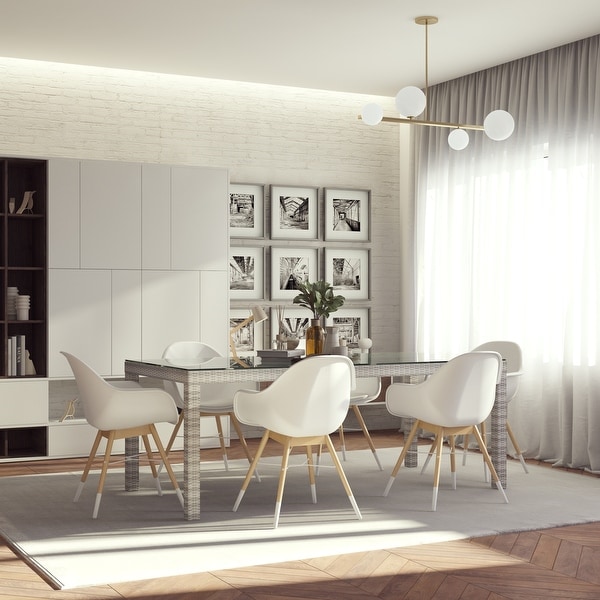 Midtown Concept Arauko 7pc Indoor Dining Set with Cushions. Opens flyout.