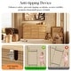 preview thumbnail 12 of 16, Pine Wood Baby Changing Table with 12 Large Drawers Natural Finish Convertible Nursery Dresser Chest - 59.9"x40.2"