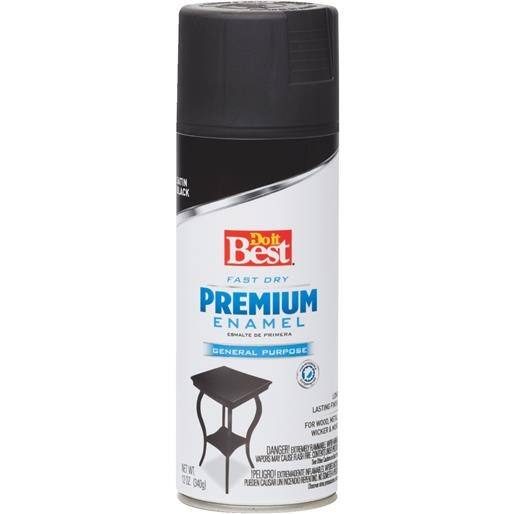 RustOleum Satin Black Spray Paint 282381 Unit EACH Bed Bath