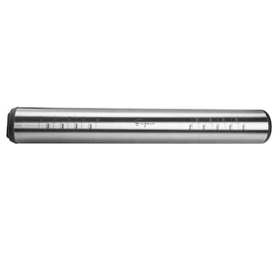 Self-Cooling Stainless Steel Rolling Pin with Flour and Water Container