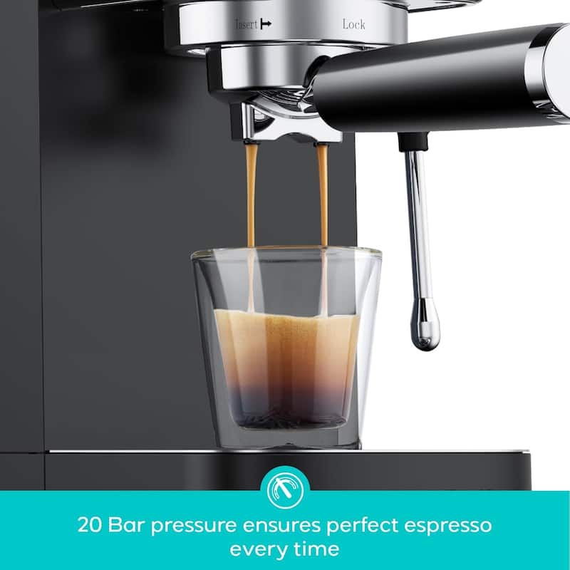 CASABREWS 20Bar Espresso Coffee Machine /W Steam Frother home