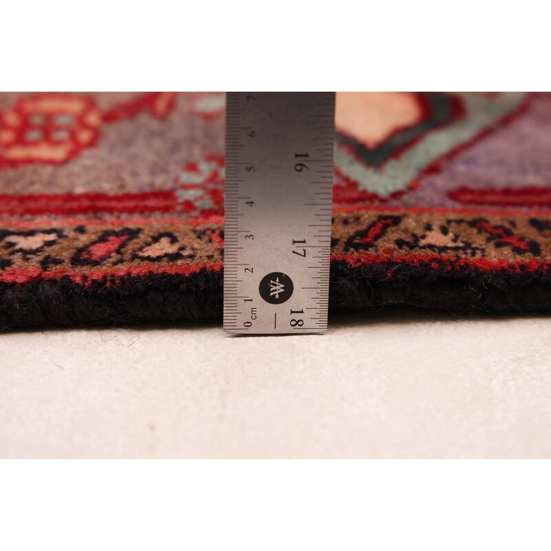 ECARPETGALLERY Hand-knotted Andelz Red Wool Rug - 4'6 x 6'7