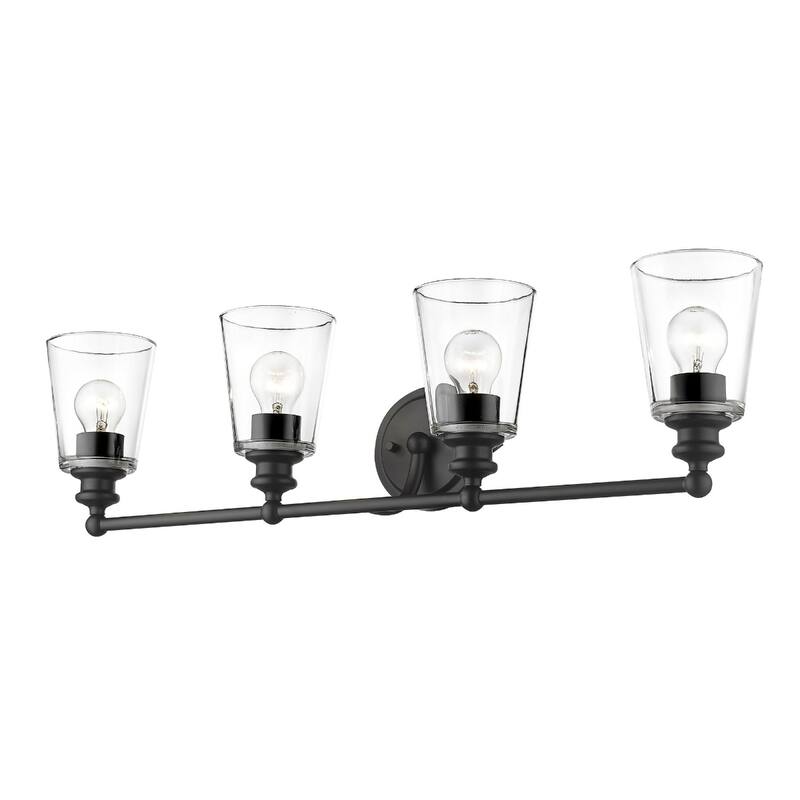 Modern Clear Glass Shade Wall Sconce with Swing Arm for Home Lighting