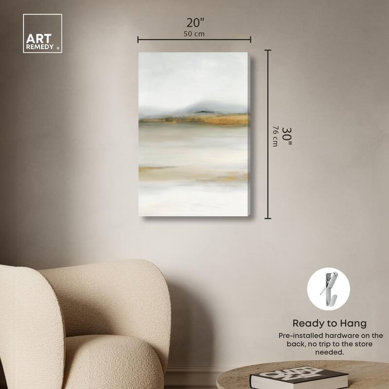 Misty Expanse II Canvas by Art Remedy, Gallery Wrapped