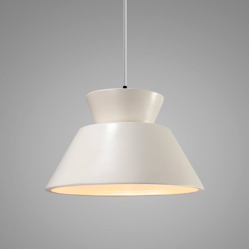 Carson Carrington Sallerup Trapezoid Pendant - Matte Black, Matte White, White