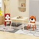 preview thumbnail 17 of 16, 3PCS Kid Wood Toddler Table and Chair Set