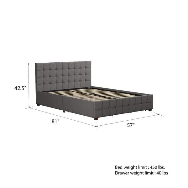 CosmoLiving by Cosmopolitan Elizabeth Upholstered Bed On Sale Bed
