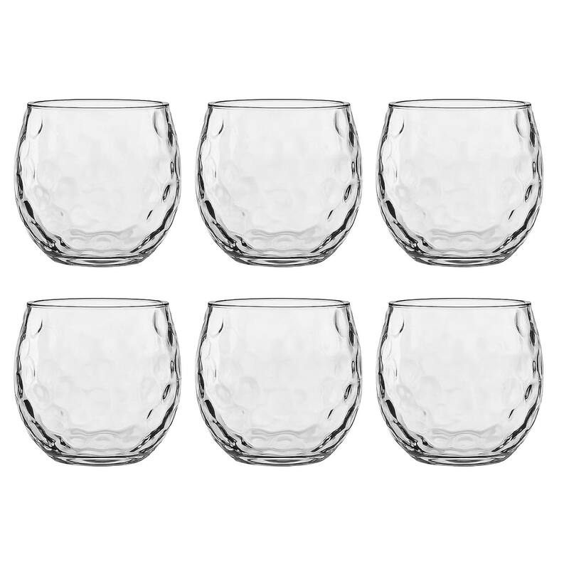 Chill Roly Stemless New MS, Clear, Set of 6 Drinkware