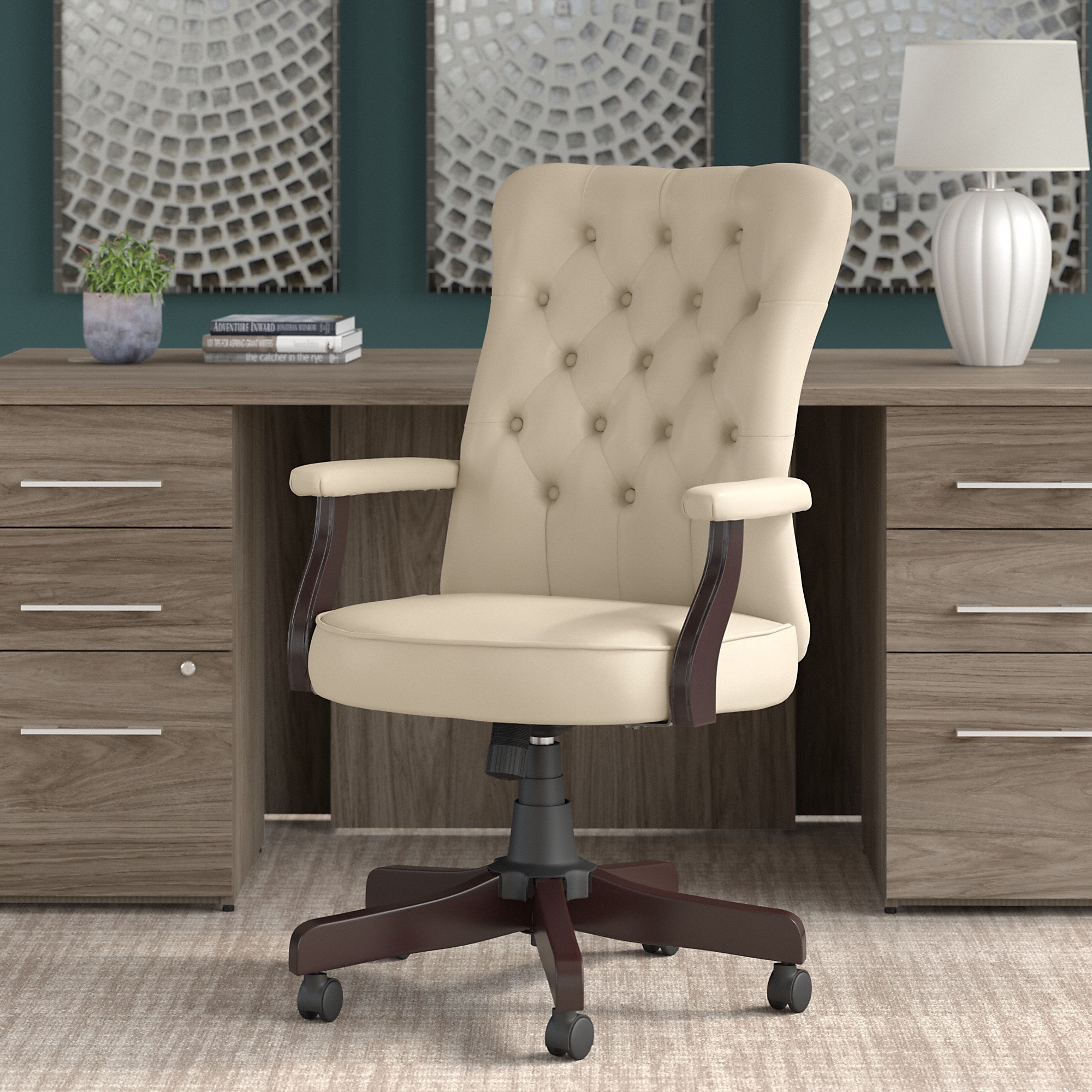 Arden Lane High Back Office Chair with Arms by Bush Business Furniture - On  Sale - Overstock - 33540610
