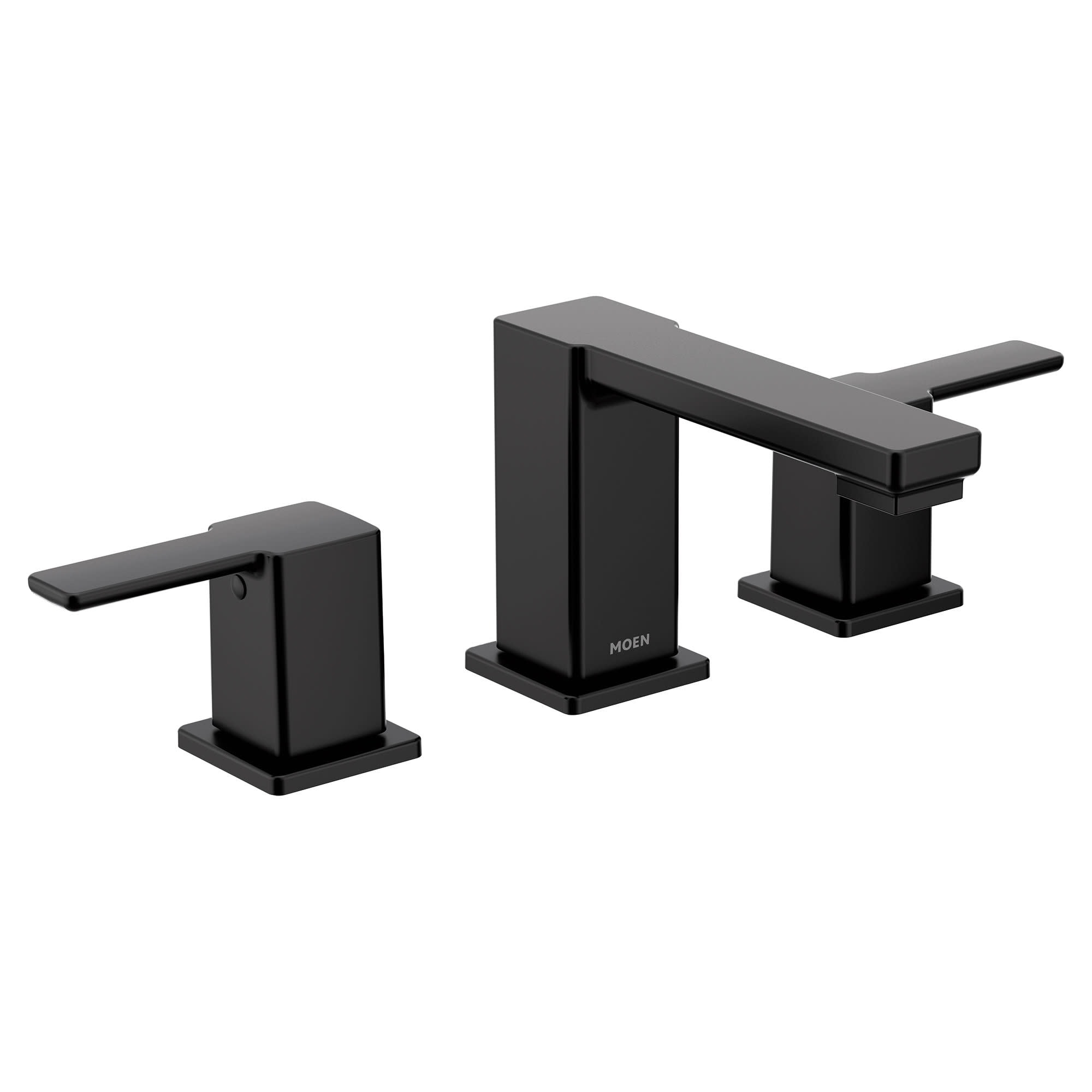Moen TVS6721 90 Degree 1.2 GPM Widespread Bathroom Faucet with Pop-Up