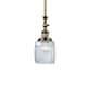 Option Brushed Brass / Thick Clear Halophane