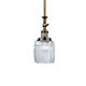 Option Brushed Brass / Thick Clear Halophane