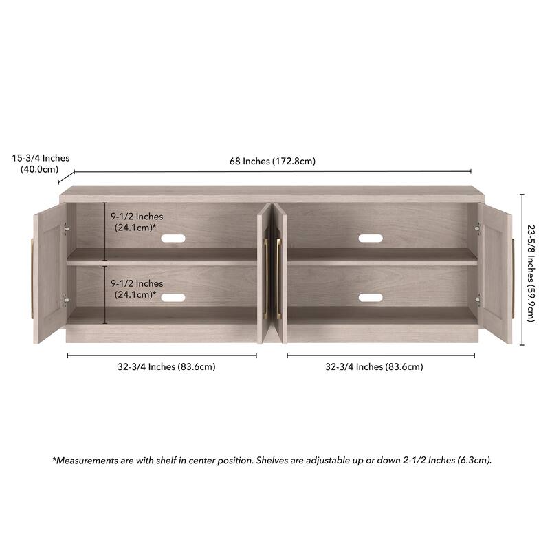 Tillman Rectangular TV Stand for TV's up to 75"