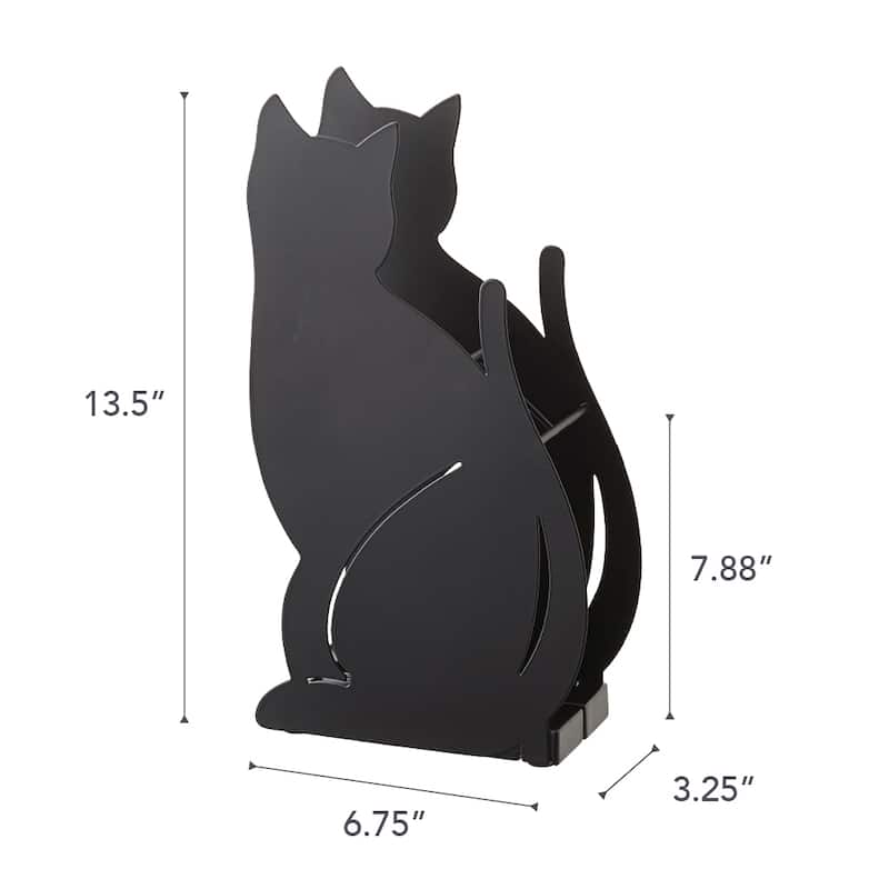 Yamazaki Home Cat Umbrella Stand, Steel - L 3.35 x W 7.48 x H 13.39 inches