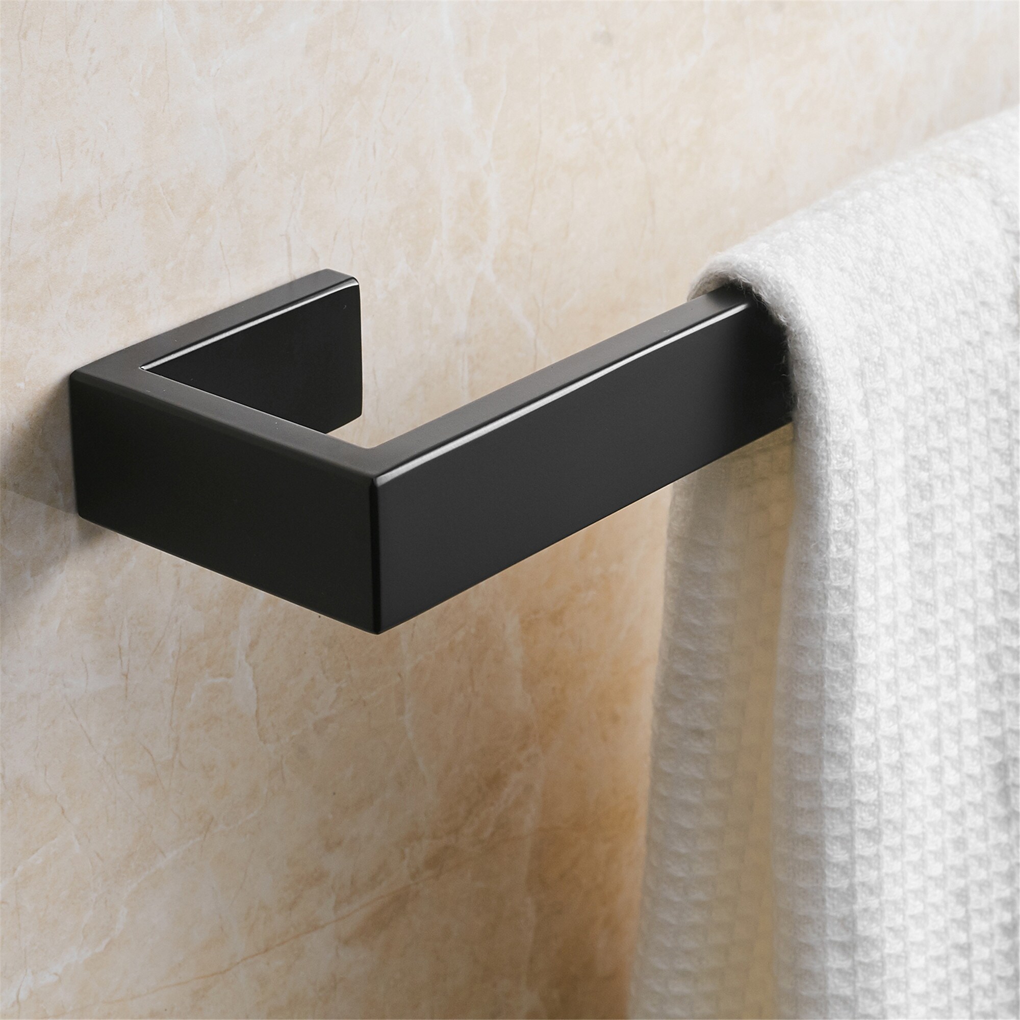 Stainless Steel Matte Black Bathroom Towel Rack Towel Bar