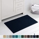 preview thumbnail 19 of 83, Subrtex Chenille Soft Rugs Super Water Absorbing Shower Mats 16x24 - Navy