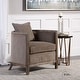preview thumbnail 8 of 6, Uttermost Viaggio 29 Inch Tall Wood Framed Arm Chair with Fabric