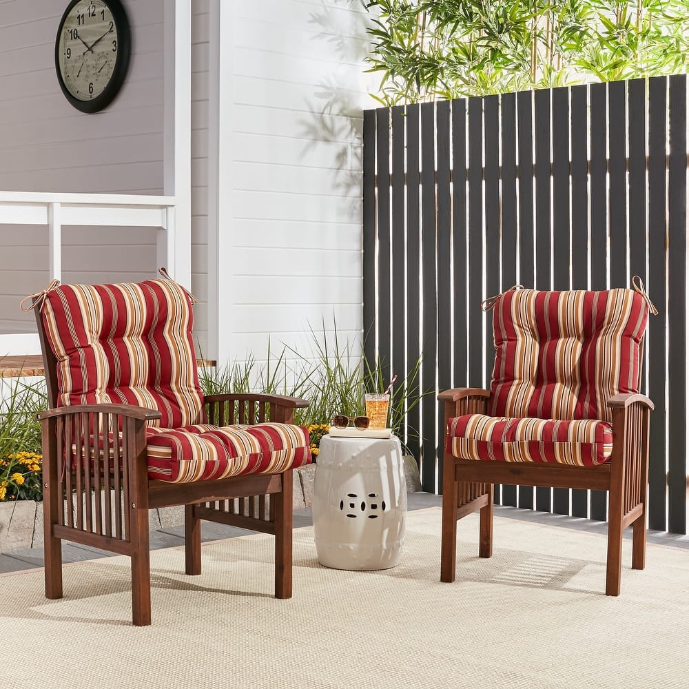 21-inch x 42-inch Outdoor Seat/Back Chair Cushion (Cushion Only)