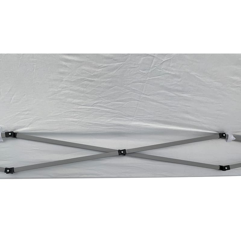 Anmytek Gray 10x10 Pop Up Gazebo Canopy Tent with Removable Sidewalls and Windows plus 4 Weight Sand Bags and Carry Bag