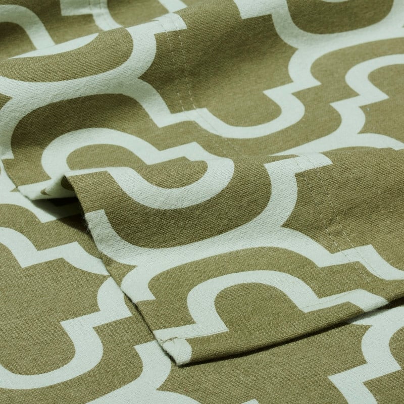 Superior All Season Brushed Flannel Trellis Pillowcase Set (Set of 2)