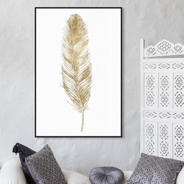 Oliver Gal 'Feather' Fashion and Glam Wall Art Framed