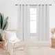 preview thumbnail 75 of 113, Deconovo Gold Line 52 Width Curtain Panel Pair (2 Panel) 52Wx72L Inch - Greyish White