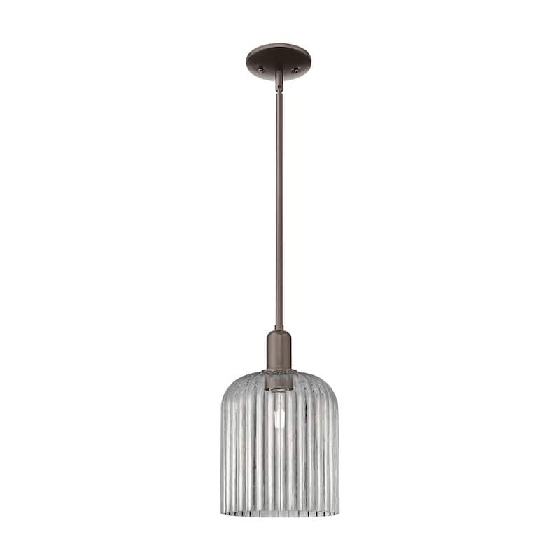 Innovations Lighting Endless Possibilities Arcadia - Bridal Veil - 1 Light 8" Stem Hung Mini Pendant