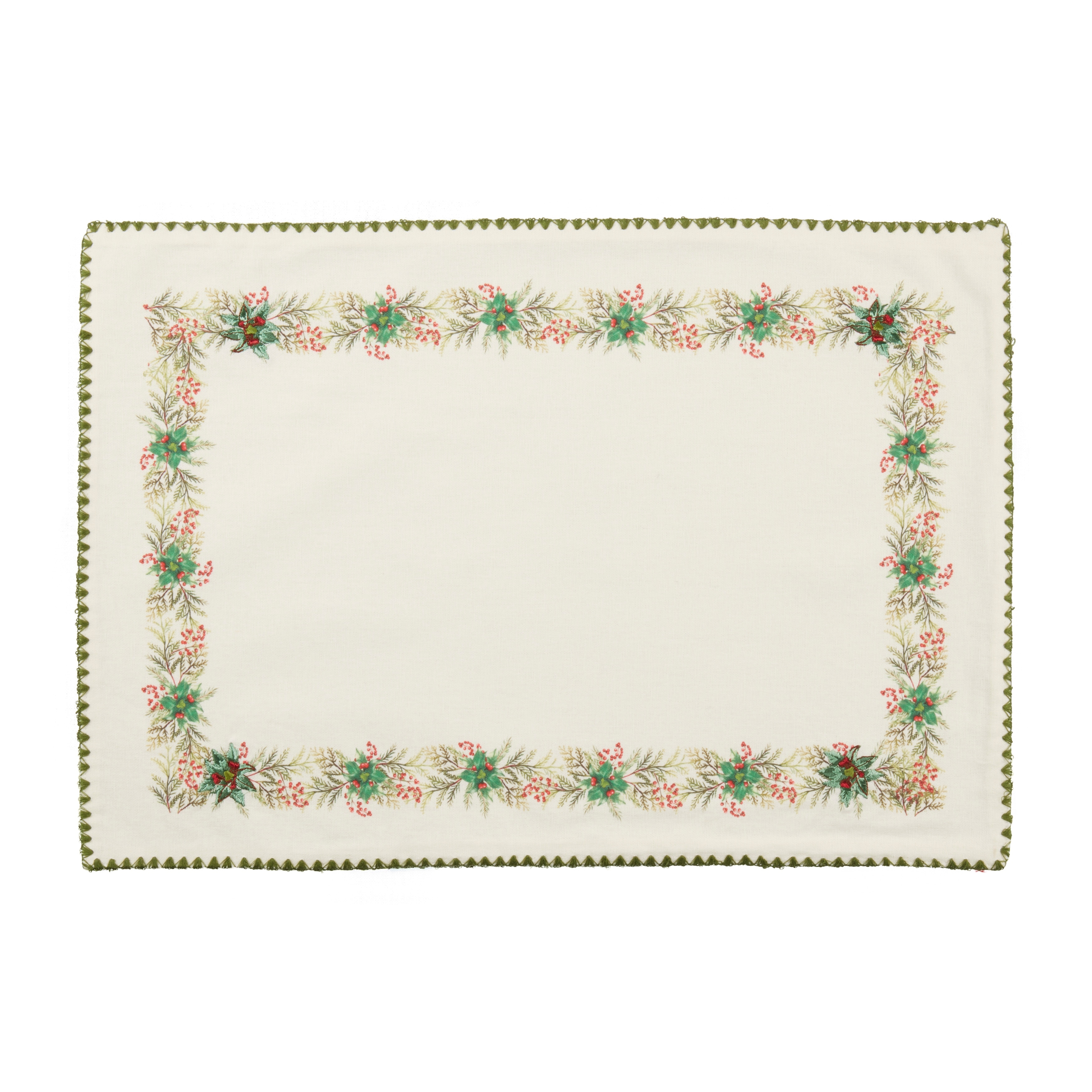 Holly Placemat (Set of 4) - 13"x19"