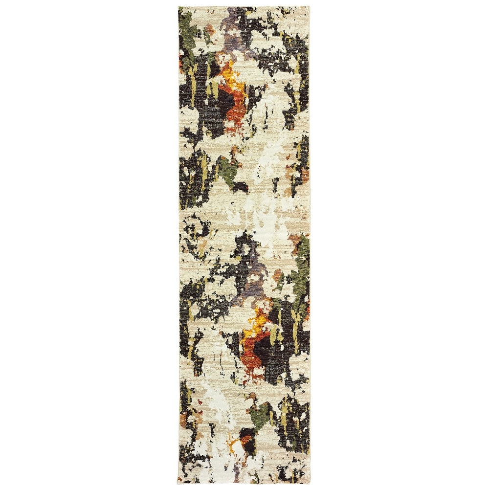 Style Haven Esperanza Patina Beige/ Charcoal Area Rug